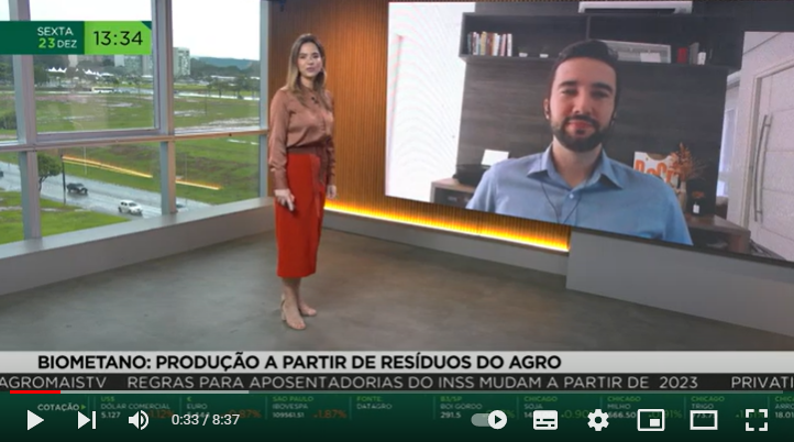 Processo de produção de biometano de da biodigestão de substratos da agroindústria é tema de entrevista