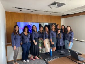 Colaboradoras da MDC Salvador em lançamento do Grupo.