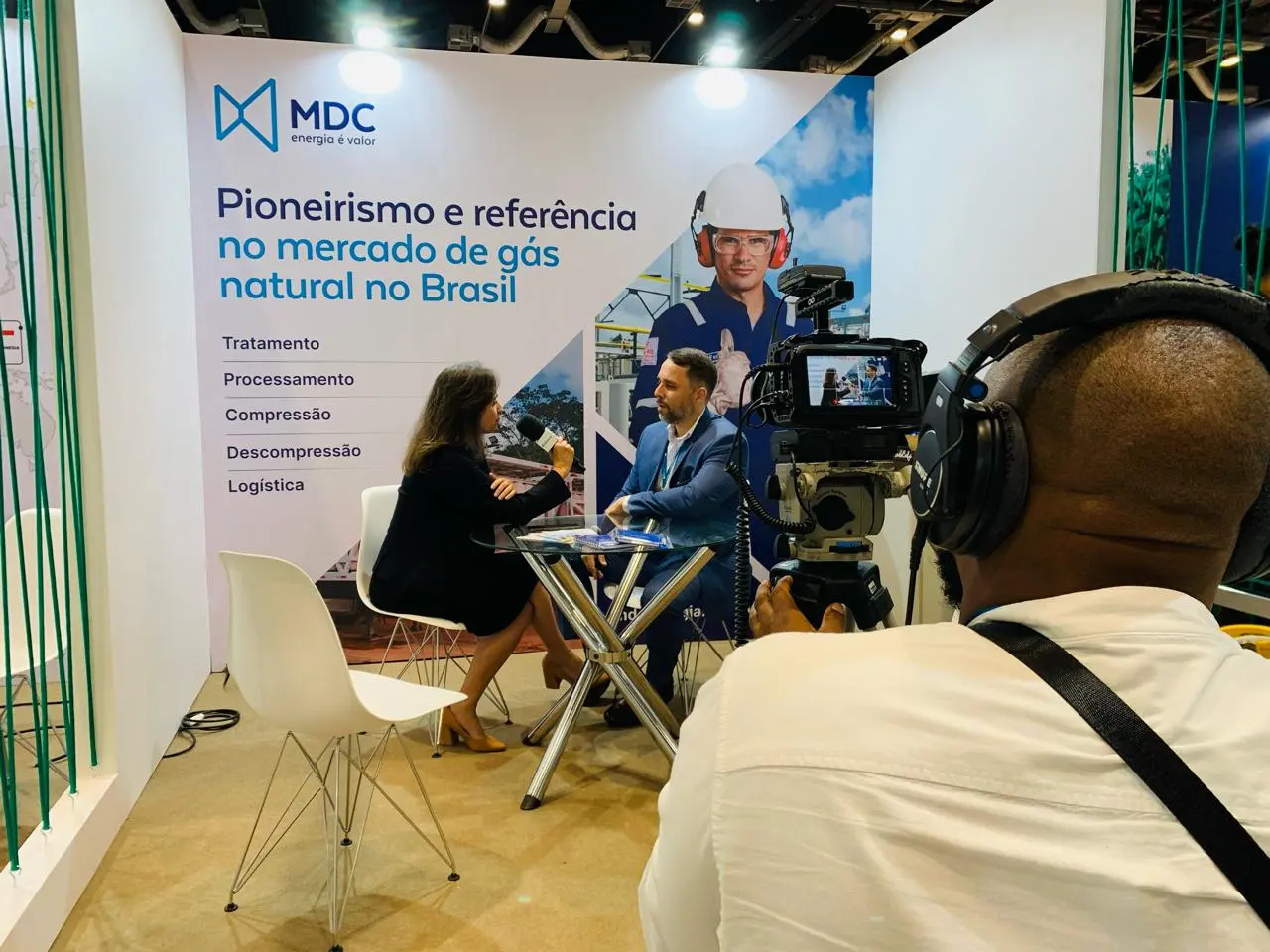Juarez sendo entrevistado